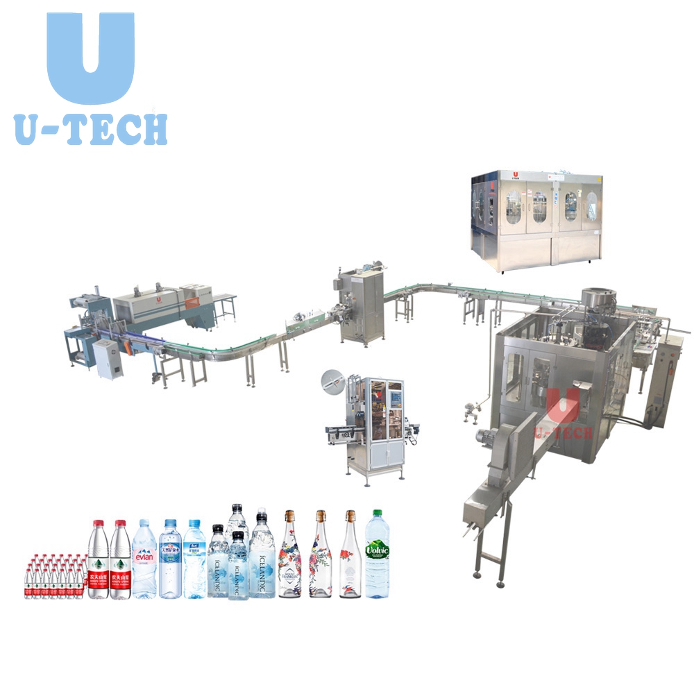 8000BPH China 500ML Full Automatic 3 In1 Mini Small Bottle Mineral Pure Drinking Water Bottling Filling Machine Price