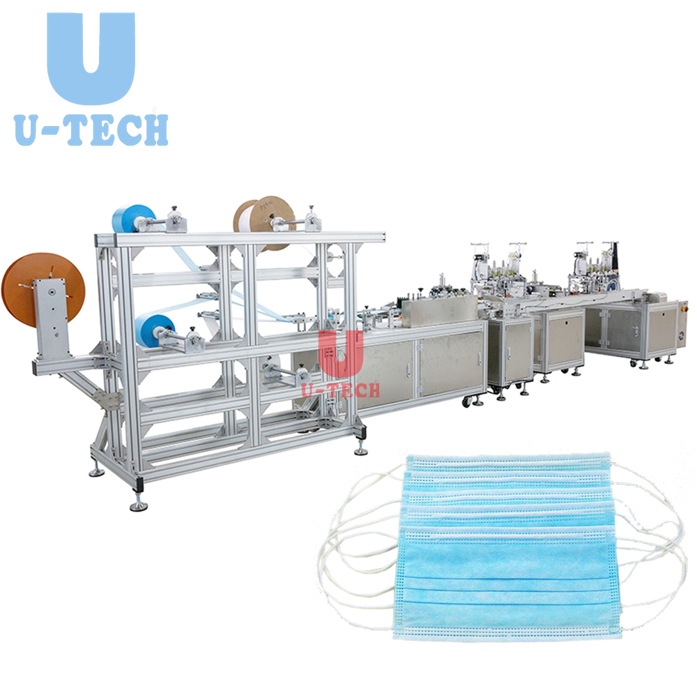 Face Surgical Dust Medical Mask Making Packing Machine